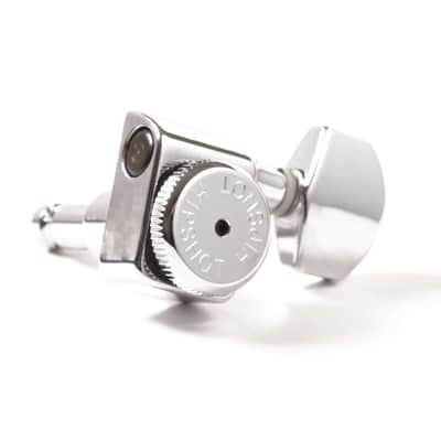 Hipshot Fender Drop-in Upgrade Directrofit locking 2-pin tuner kit, Chrome NEW!