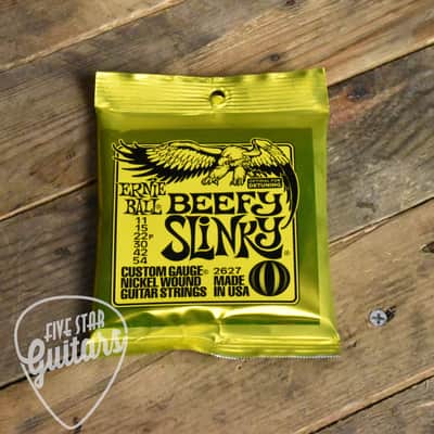 Ernie Ball P02627 Beefy Slinky Electric Guitar Strings 11-54 image 2