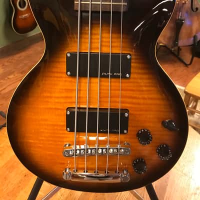 2000 Epiphone Les Paul Standard 5-String Bass Tobacco Sunburst image 2