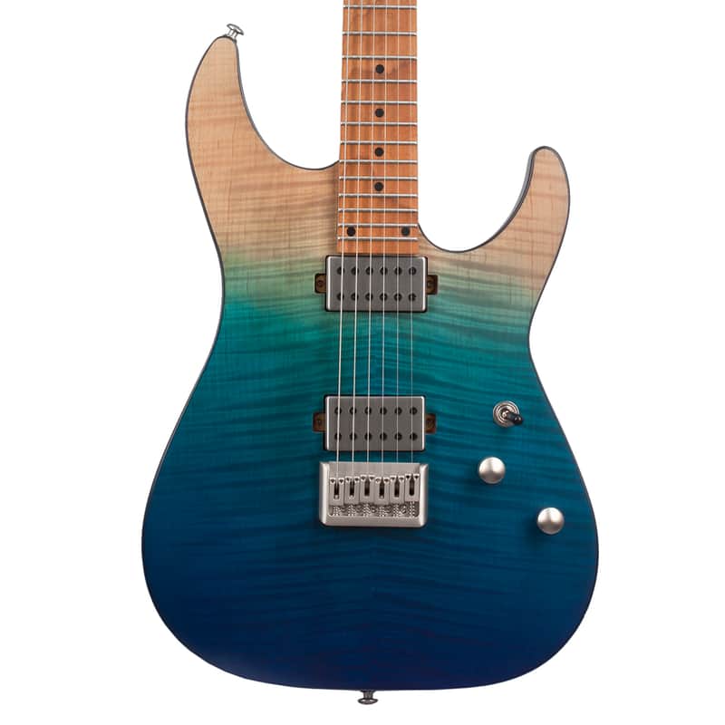 Schecter C-1 Standard Plus Electric Guitar - Blue Fade - Open Box image 1