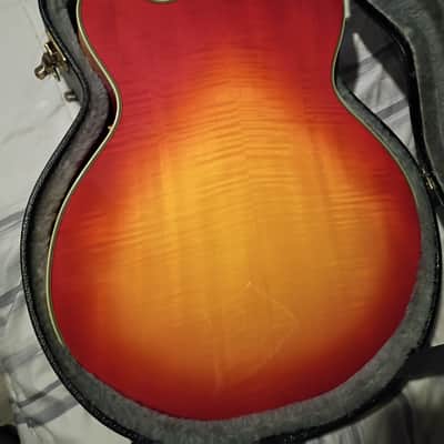 Epiphone Joe Pass Signature Emperor II 2001 Heritage Cherry Sunburst MIK Rare Finish image 9