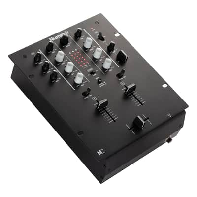 Numark M2 Black 2-Channel 10" Professional DJ Mixer - Black image 4