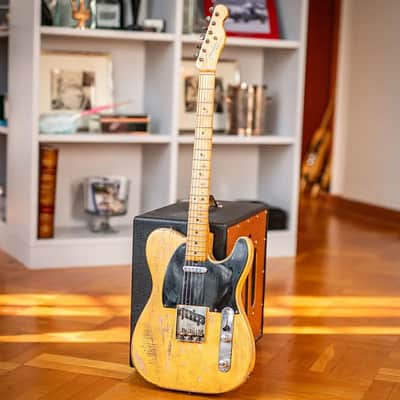 Fender Broadcaster NACHO BANOS 0081 1950 - Blonde image 7