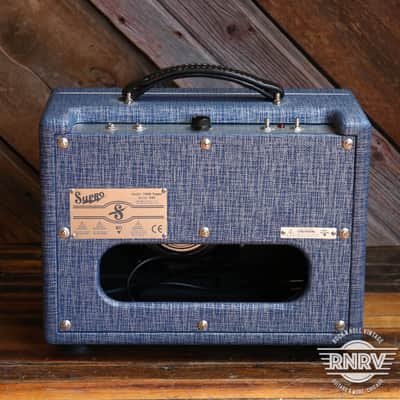 Supro 1606 '64 Super 5-Watt 1x8" Guitar Combo - Blue Rhino image 4