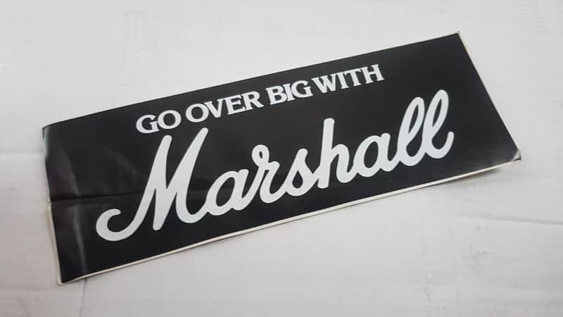80's MARSHALL JCM 800 BUMPER STICKER image 1