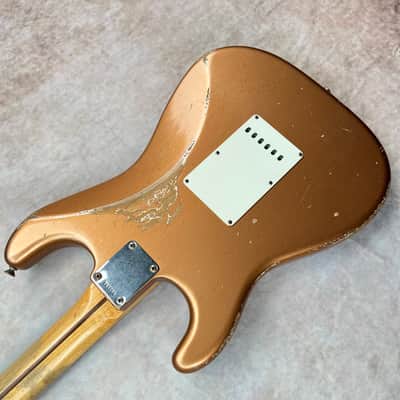 Fender Custom Shop 1956 Stratocaster Relic 2008 - Copper Metallic image 13