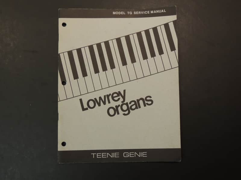 Lowrey Model TG Service Manual