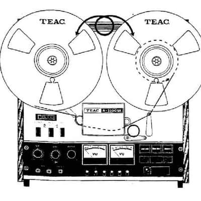 1978 TEAC A-3300SX-2T 2-Track 10 inch Mastering Reel To Reel Stereo Tape Recorder 7.5 to 15 iPS 1-Owner Low Hours, New Belts & Fully Serviced 02-09-2026 Beautiful Condition in Box! #907 image 11