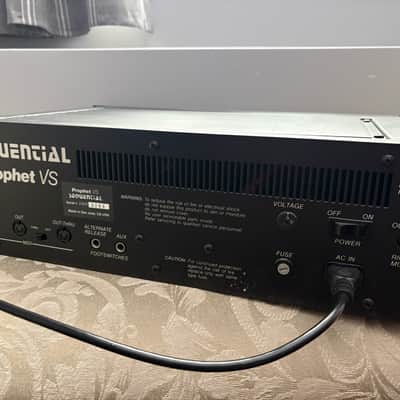 Sequential Prophet VS Rackmount 8-Voice Polyphonic Synthesizer 1986 - 1987 - Black image 15