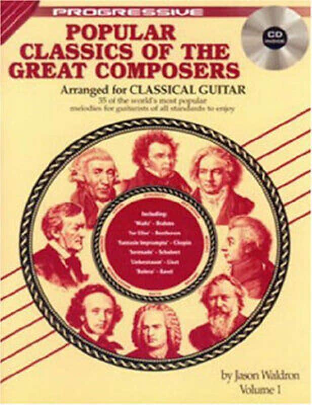 Popular Classics On Guitar Vol 1 - Classical Music Book With CD - G8 image 1