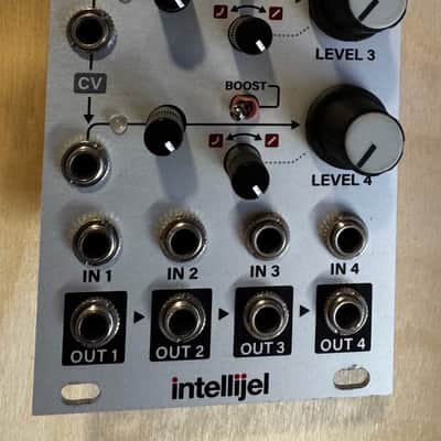 Intellijel Quad VCA Eurorack Synth Module 2017 - Present - White image 1