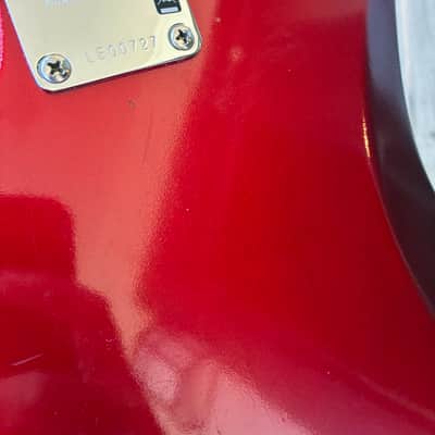 Greg Koch Fender matching head stock American Vintage '62 'Thin Skin' Jaguar 2007 - 2008 - Candy Apple Red AVRI image 13
