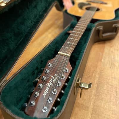 Takamine 12 String Acoustic Electric EF385 w Takamine Logo Case & Owners Manual image 20