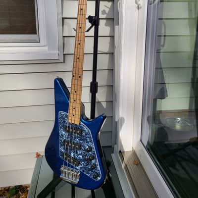 Ernie Ball Music Man Big Al 4SSS 2011 - Pearl Blue image 4