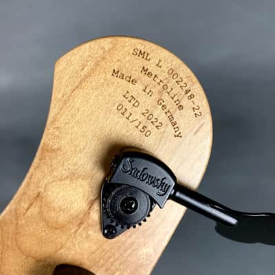 Sadowsky 2022 Limited Edition MetroLine 5-String 21-Fret MM Bass Natural Transparent Satin image 14