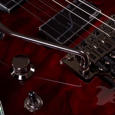 B.C. Rich Mockingbird Extreme Exotic with Floyd Rose Left Hand EXMGFRBCBLH 2020 Black Cherry Burst image 8