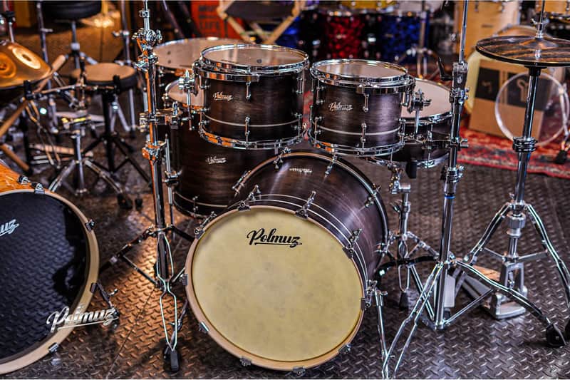 Polmuz Maple Model 1 - 22/10/12/16/18/14sd - Satin Inlayed Black Fade image 1