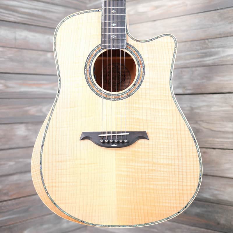 B.C. Rich Prophecy Series Acoustic Cutaway - Flame Maple Natural (00021 - C9) image 1