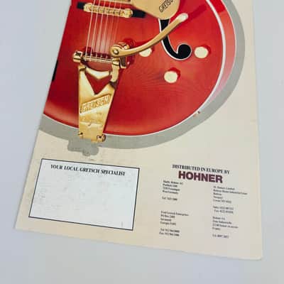 Gretsch Foldout Catalog & Price List Set 1993 image 3