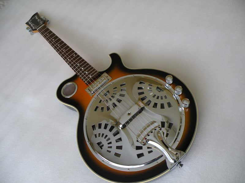 Jay Turser JT-RES Electric Thinline Resonator Guitar Sunburst (Summer Sale) image 1