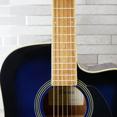 Ibanez PF15ECE Performance - Trans Blue Sunburst image 3