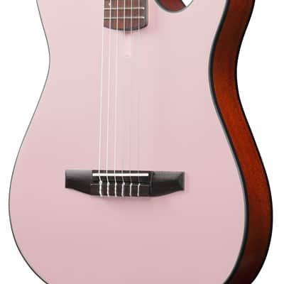 Ibanez FRH10NRGF - Rose Gold Metallic Flat - Thinline Nylon String Acoustic Electric Guitar image 2