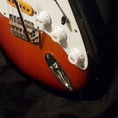 Kent STRATOCASTER 1970'S - VINTAGE SUNBURST image 6