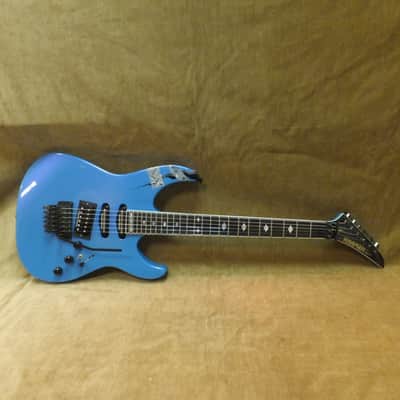 1986 Kramer USA Stagemaster Deluxe Rare Flip Flop Blue Graphic Duncans,Floyd,Exc Free US Shipping! image 6