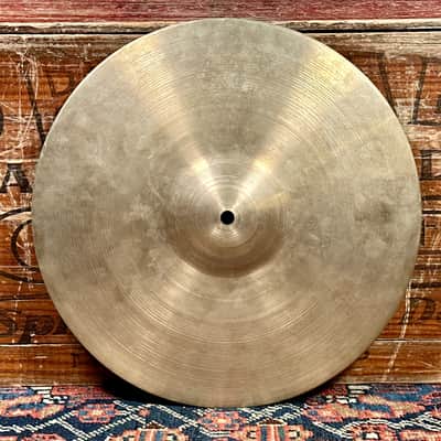 13" Zildjian A 1940s-50s Trans Stamp / 2nd Stamp Hi-Hat Cymbal Pair 446g/538g *Video Demo* image 7