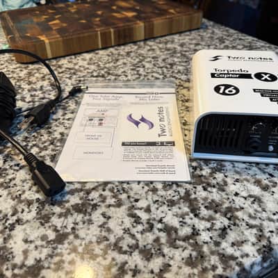 Two Notes Torpedo Captor X 16ohm Stereo Reactive Load Box / Attenuator 2020 - White image 4