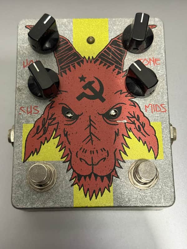 Abominable Electronics Green Russian Hail Satan Distortion/Fuzz 2010s - Graphic image 1