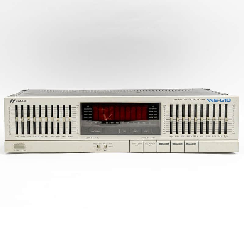 Sansui WS-G10 10-Band Graphic Equalizer – Rare Vintage Stereo EQ image 1