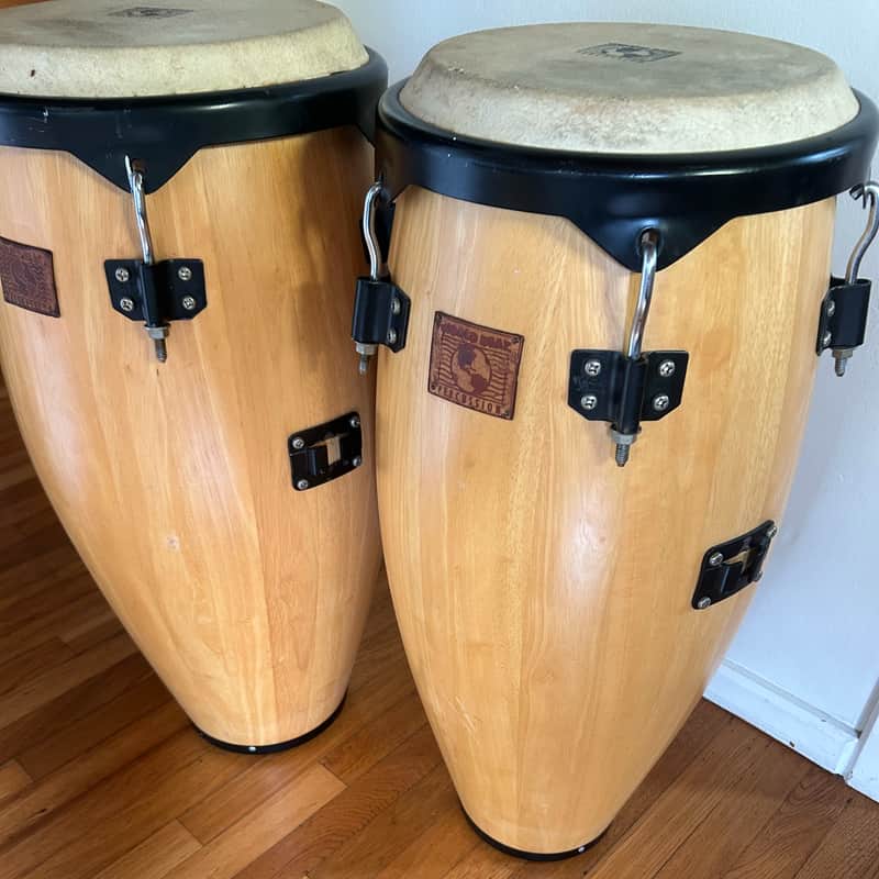Latin Percussion World Beat Modern - Natural with Black Hardware image 1