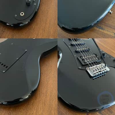 Aria Pro II Guitar, RS Wildcat, SUPER STRAT, Black, MIJ, 1986 image 5