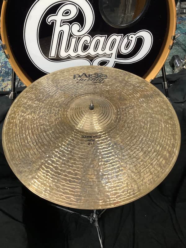 Tris Imboden's, Chicago, Paiste - 21" Twenty Masters Collection Dark Dry Ride 2854g image 1
