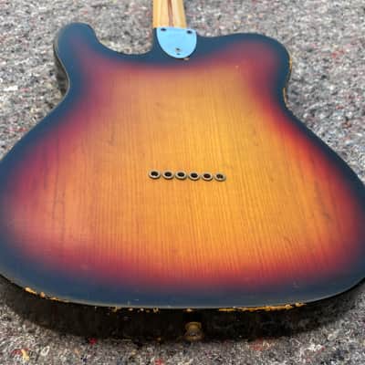 Fender Telecaster Thinline 1972 - Sunburst - Maple fingerboard image 14