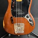 Vintage 1976 Fender Mustang Bass 4-String Bass Guitar Mocha Finish w/ OHSC