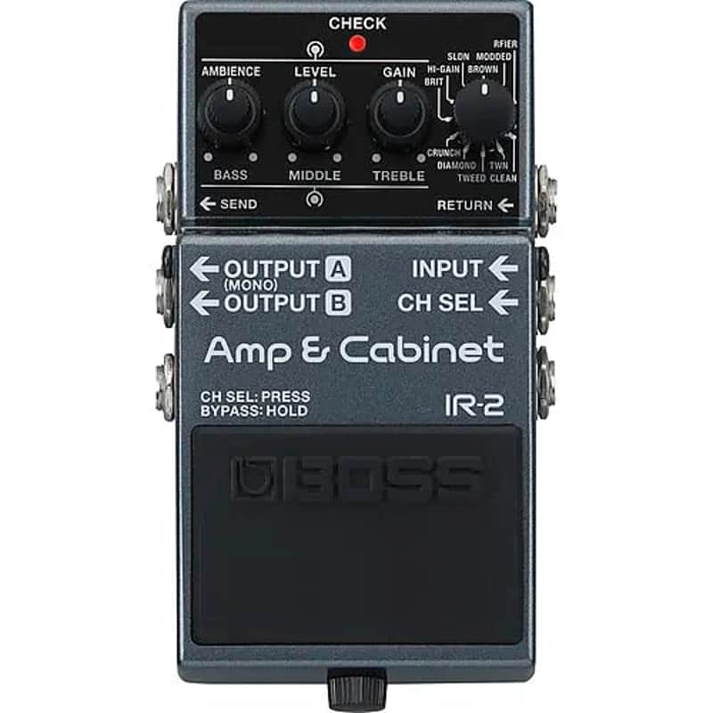 Immagine Mint Boss IR-2 Amp & Cabinet Simulator Pedal - Grey - 1