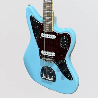 Fender Squier Classic Vibe '70s Jaguar FSR Limited-Edition Electric Guitar - Daphne Blue image 3