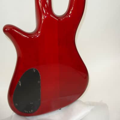 1998 Spector NS-2000/4 NS-2000 4-String Electric Bass Guitar, Cherry Sunburst image 14