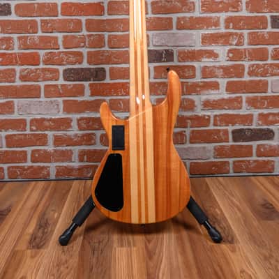 Jackson USA Custom Shop Concert Bass Masterbuilt by Mike Shannon & Pablo Santana Flame Maple Top Natural 2008 w/Hard Shell Case image 7