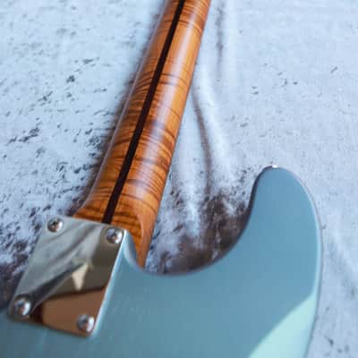 Build to Order GB Liuteria Traditional Strato Vegatrem pearl grey/green image 11