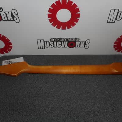 Allparts Fender Licensed Neck For Strat, Rosewood Fingerboard, Aged Satin Poly Finish, SRVF-C image 4