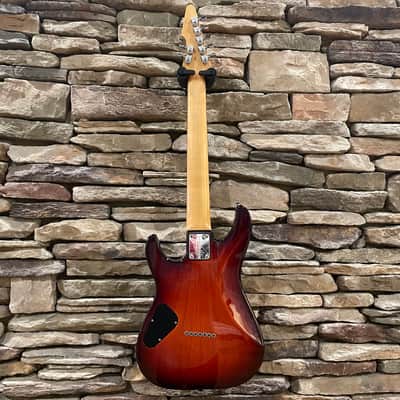 Schecter USA Custom Shop Sunset 7 1998 - Cherry Sunburst w/OHSC image 12