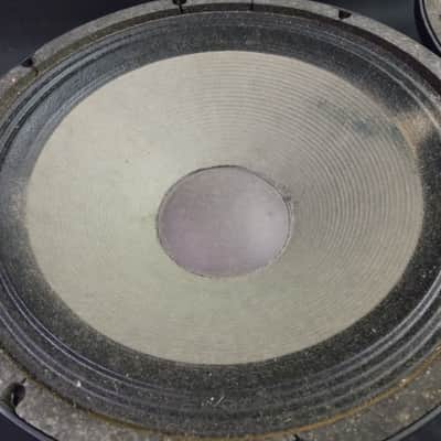 1986 Celestion G15B-100 T3886 Black Frame Original 4 Ohm 15" 100 Watt Speakers PAIR image 4