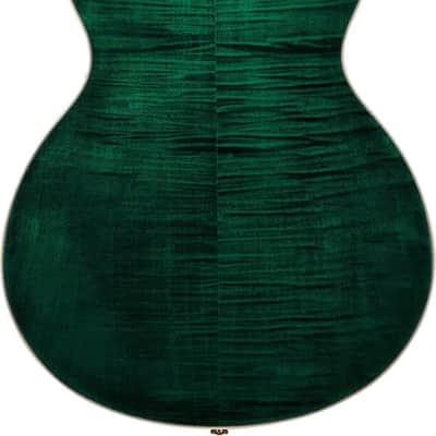 Ibanez AS93FM Artcore Expressionist Semi-Hollow Electric Guitar, Ebony Fingerboard, Transparent Moss Green image 3