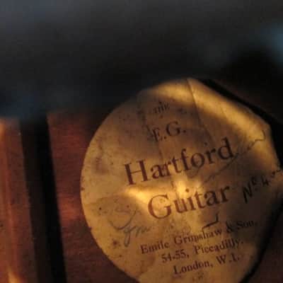 Grimshaw Hartford acoustic archtop 1930's natural image 4