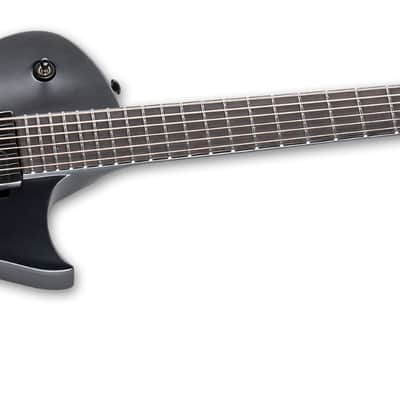 ESP LTD EC-1000 Baritone Electric Guitar. Charcoal Metallic Satin image 5
