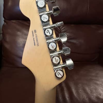 Fender American Elite Stratocaster with Ebony Fretboard 2019 - Satin Ice Blue Metallic image 5
