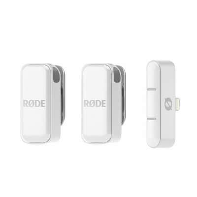 Rode Wireless Micro Handheld Wireless Microphone (lightning, white) (B-STOCK) image 2